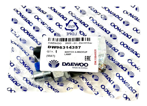 Sensor Valvula Retroceso Spark 2010 2011 2012 2013 Daewoo