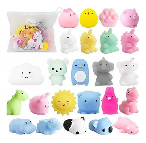 Pokonboy 25 Piezas Mochi Squishy Toys, Mini Kawaii Squishies