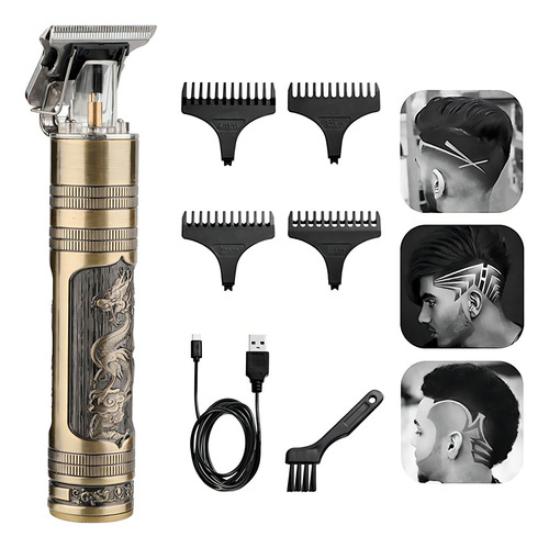 Máquina De Cortar Cabelo Acabamento Profissional Sem Fio