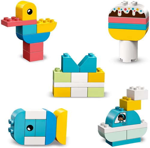 Imagen 3 de 6 de Lego 10909 Duplo Classic Heart Box - 80 Pzs