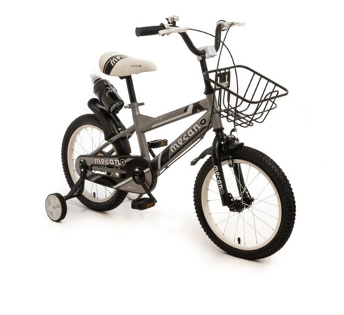 Bicicleta Infantil Rodado 16 Con Canasto Y Rueditas Love