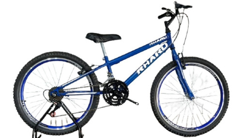 Bicicleta Aro 24 Rharu  Combate 18 Marchas Pneu Cravo Cores 