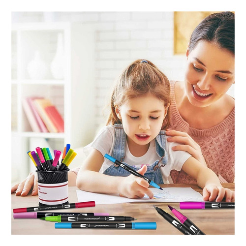 Brocha Para Rotuladores Colors 60 R Con Punta De Pincel Dobl