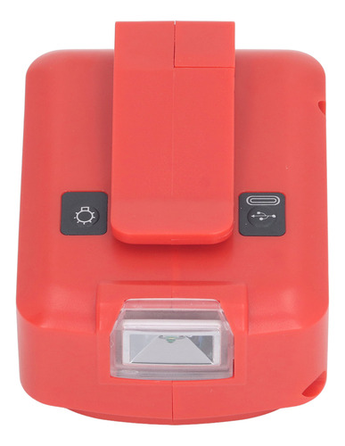 Adaptador De Batería Led Tipo C Con Salida Usb De 200 Lúmene