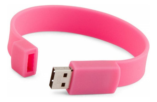 Pulsera Silicón Memoria Usb 16gb Lote 5 Pzs Estuche Gratis