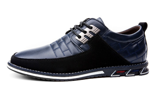 Zapatos De Piel De Calidad Oxford Con Puntera Redonda