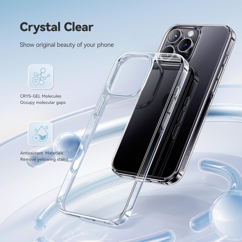 Capa Casekoo Para iPhone 16 Pro Max Cristalina, [100% U...