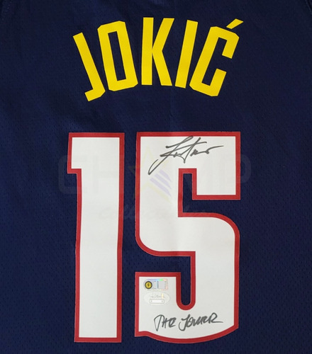 Jersey Autografiado Nikola Jokic Denver Nuggets Icon Joker