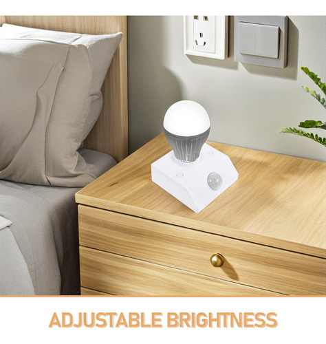 Soporte De Lámpara Led Ajustable Con Enchufe E27 Motion Ligh