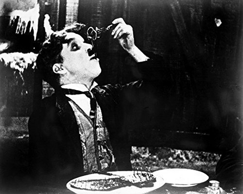 Chaplin Gold Rush 1925 Ncharlie Chaplin Comiendo Su Zapato E