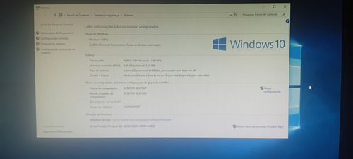 Computador All In One Aoc E-350 C201ma 8gb Ram, 120g Ssd Preto (Usado)