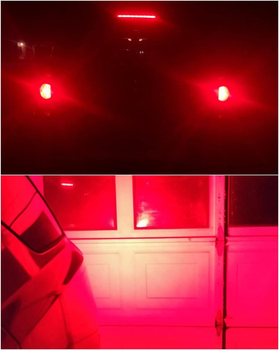 Mealam Brilliant Red T20 7443 7444 7440 Bombillas Led Con Pr