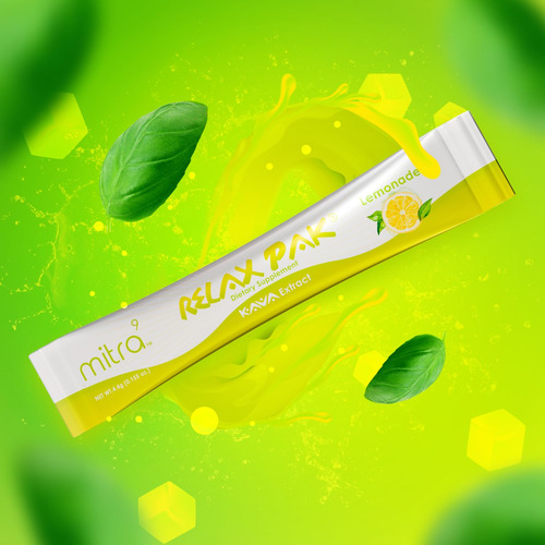 Mitra9 Polvo Kava Relaxpak Mejorador Ánimo 30 Sobres Vegano