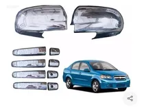 Comprar Kit Cromado Espejos Cromados Chevrolet Aveo Sedan