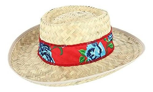 Sombreros - Jacobson Hat Company Men's Straw Gambler Hat Wit