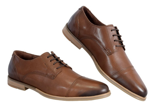 Zapato Ringo Hombre Donato Clásico Cordones Cuero Vacuno
