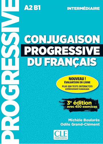 Livro Fisico -  Conjugaison Progressive Du Français - Niveau Intermédiare - Livre + Cd - 3ª Edit