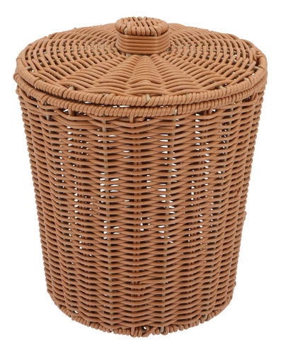 Cesta De Lixo Hemoton Com Cesta De Vime Com Tampa.