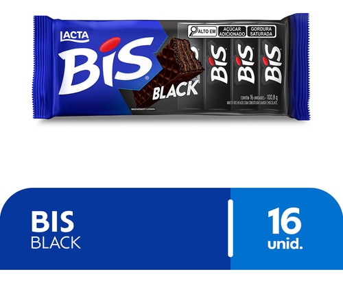 Lacta Bis Black 100,8g