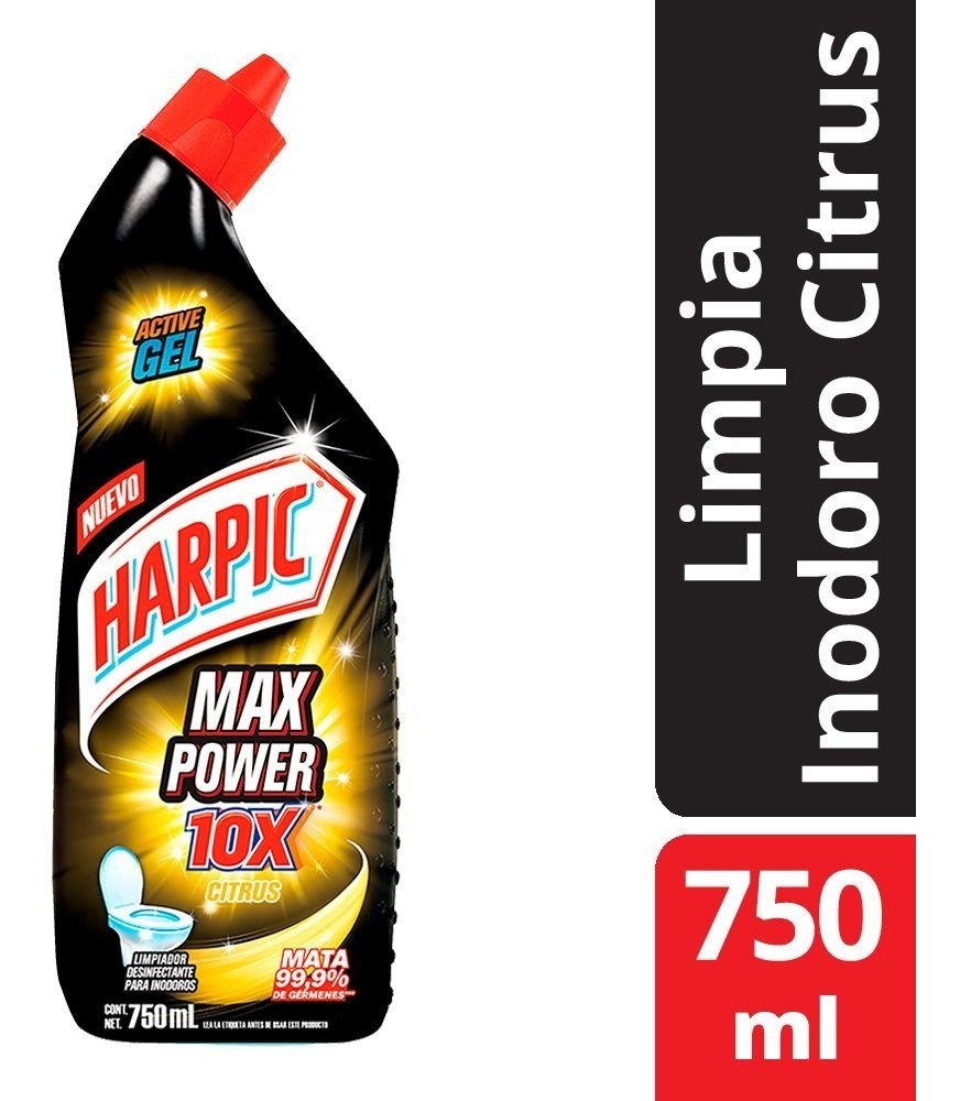 Harpic Limpia Baños Desinfectante Power Citrus 750