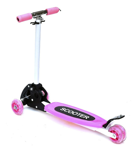 Skate rosa igualável Scooter Kick