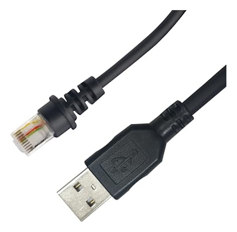 Pack Escner De Código De Barras Usb Omnidireccional De 2 M