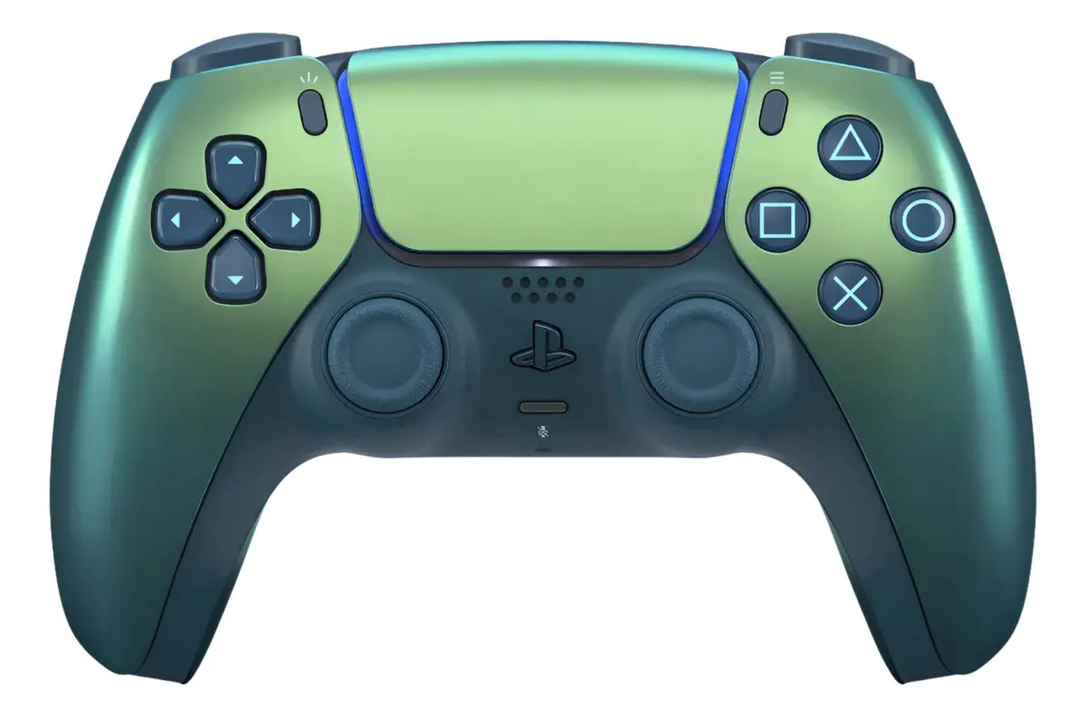 Controle Sem Fio Dualsense Chroma Teal Ps5 Sony Verde