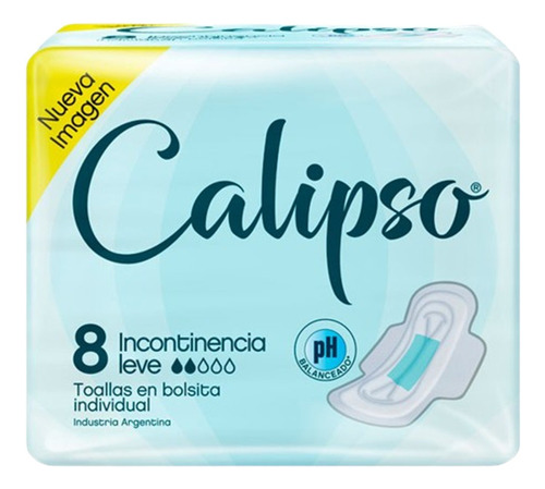 Toallas Femeninas Calipso Incont X 8u - Pack X50 - Dh Tienda