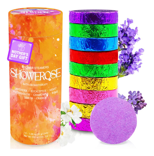 Showerose 10 Vaporizadores De Ducha Para Aromaterapia, Vapor