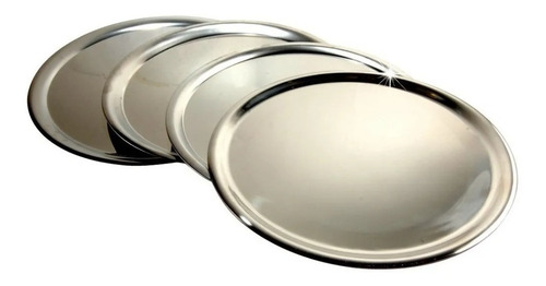 Imagen 5 de 8 de Bandeja De Mozo Acero Inoxidable 44cm Bar Restaurant Servir
