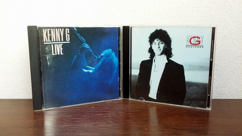 Kenny G - Live + Duotones * Lote 2 Cd Made In Usa Y Brasil 