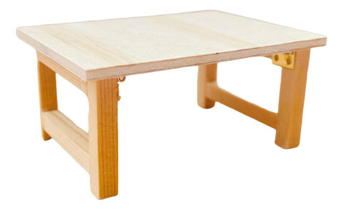 Mesa De Casa De Muñecas De Madera En Miniatura Suministros