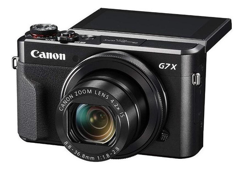 Canon PowerShot G7 X Mark II compacta color  negro