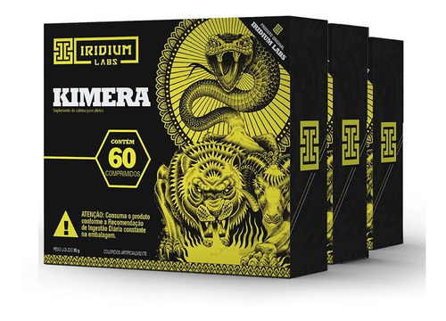 Kimera Thermo - 60 Comps - Kit 3 Caixas - Termogênico