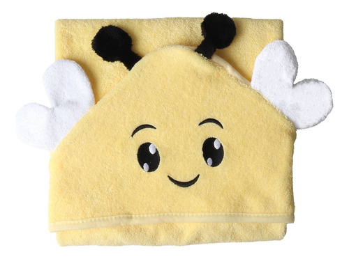 Toalla De Bebé Baby Mink Salida De Baño Con Capucha Bordado