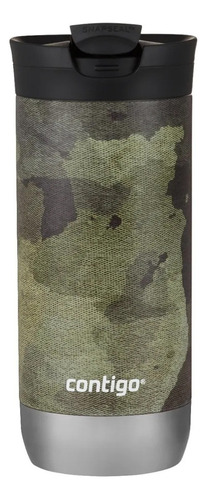 Vaso Térmico Contigo Huron. Textured Camo Color Verde 591ml