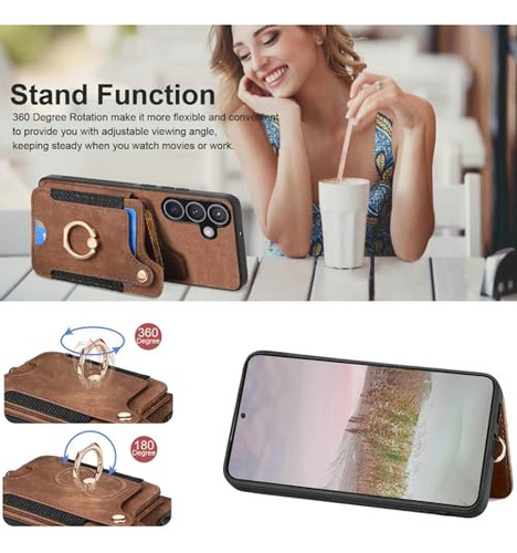 Funda Para Galaxy S24 Plus Cafe Piel