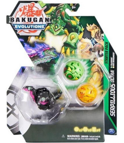 Muñeco Bakugan Serpillious Ultra  Coloso Neo Dragonoide