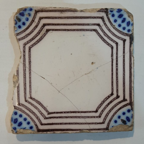 Imagen 1 de 4 de Antiguo Azulejo Pas De Calais N° 62 7657