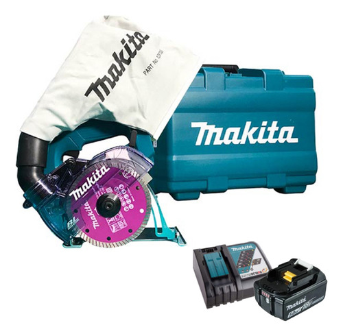 Serra Marmore A Bateria 18v Dcc500 1 Bat 5a Maleta Bivolt