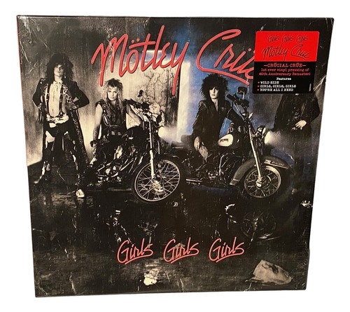 Mötley Crüe Lp Girls, Girls, Girls Lacrado Disco Vinil