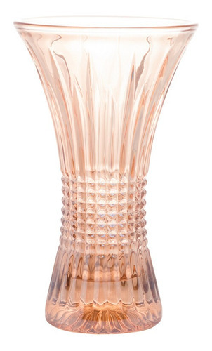 Vaso De Cristal Queen Âmbar 15 X 24 Cm - Wolff