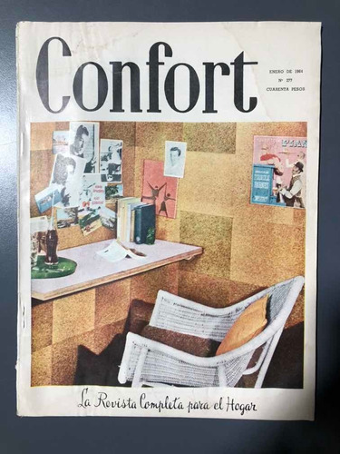 Revista Confort N° 277 Decoracion Planos Enero 1964