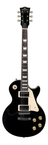 Guitarra elétrica Michael LP Michael Strike GM750N les paul de  tília black com diapasão de granadillo preto