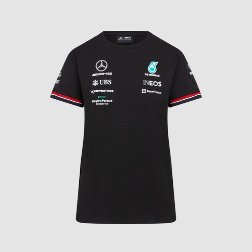 Playera Mercedes F1 Mujer 2022 Negra