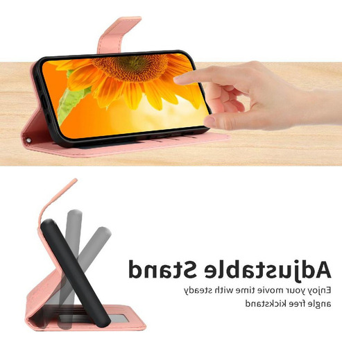 Funda For Honor X7b Pu Funda Abatible De Cuero Tpu A De