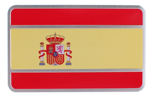 Emblema Bandera España Adherible Sticker Metal Cupra Seat
