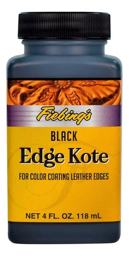 Edge Kote Negro Fiebings, Para Acabado De Cantos. Cuero Piel