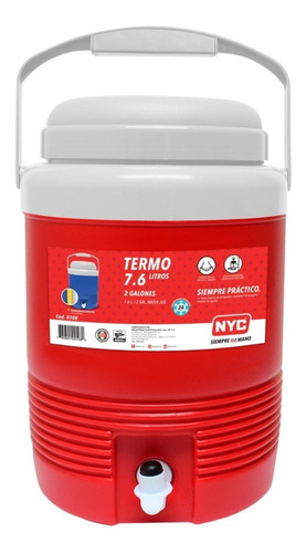 2 Termos  De 7.6 Litros Camping Marca Nyc  Frío Envío Gratis