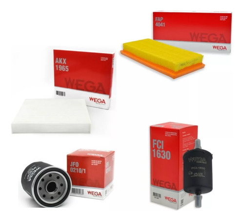 Kit Filtros X4 Wega Toyota Yaris 1.5 